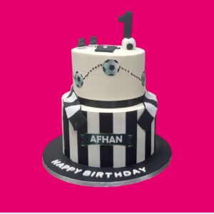 2 Tier Football Theme Cake